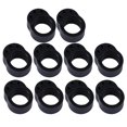 thumbnail image 2 of 10 Piezas Tope de Manija de Puerta Gloria Protector de Pared Negro, 2 of 9