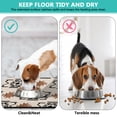 thumbnail image 2 of Boho Retro Floral Pet Feeding Mat-Abstract Art Absorbent Pet Placemat for Food and Water Bowl, with Waterproof Rubber Backing, Quick Dry Water Dispenser Mat for Dog and Cat (16"x24"), 2 of 5