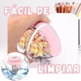 thumbnail image 5 of Sacapuntas Eléctrico Portátil de Lápiz Automático y Manual con Cuchillas Reemplazables y Pilas Adecuado para Bolígrafos y Lápices de Maquillaje (Rosa), 5 of 5