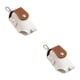 thumbnail image 4 of Eigraketly Mini bolsa de golf, portabolas, bolsa de almacenamiento, organizador de cintura, marrón, blanco Cafe Blanco 2piezas Eigraketly CBP265048, 4 of 5