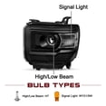 thumbnail image 3 of For 2014-2015 GMC Sierra 1500/15-19 2500 3500 Projector Headlight Assembly, 3 of 10