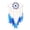 Brown, variant on ASKETAM Evil Eye Dream Catchers Handmade Feather Wall Hanging Ornament Bring Good Luck (Blue&Black)