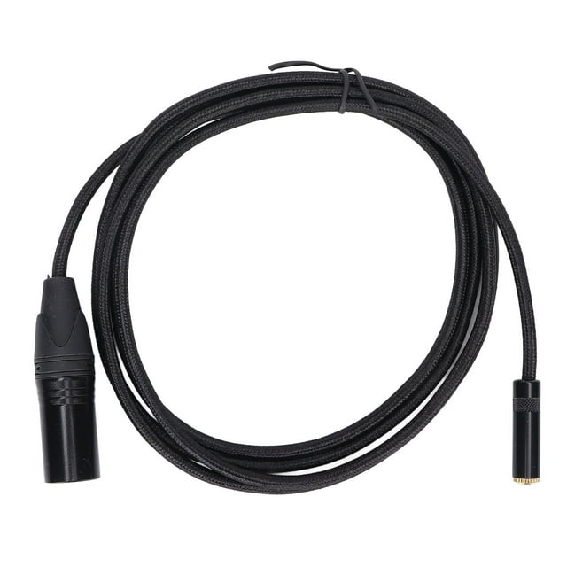 3.5mm Female To 3 Pin XLR Male Cable, XLR Connector Cable 24K Gold Plated Tip Minimal Signal Loss Aluminum Alloy Shell For Mixers For Tablets