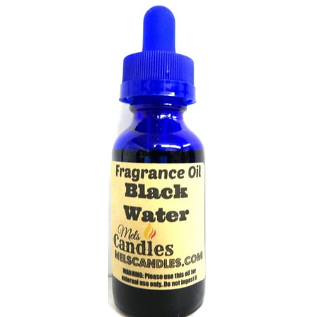 Black Water 1 oz / 29.5 ml Glass Bottle - Premium Grade A Quality Fragrance Oil, Infused with Essential Oil Skin Safe Oil, Candles, soap and (Best Infused Water For Skin)