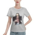 thumbnail image 1 of Women's Basic Short Sleeve T-Shirt Demon Slayer Blade Nidouzi, 1 of 6