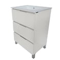 thumbnail image 3 of Eviva Malmo 24 Inch by 14 Inch FreeStanding White Bathroom Vanity, 3 of 3