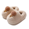 thumbnail image 2 of Nuevas zapatillas de invierno de algodón con dibujos animados para mujer, zapatos peludos de interior de suela gruesa para uso doméstico, zapatos cálidos de algodón medio antideslizantes para uso exte, 2 of 5