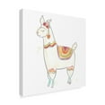 thumbnail image 2 of Trademark Fine Art 'Block print Llama II' Canvas Art by June Erica Vess, 2 of 4