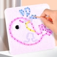 thumbnail image 4 of Cartoon Sewing Kits Toy Craft Project Set Lacing Threading Toy For Toddler Hand and Eye Coordination and Shape Matching, 4 of 8