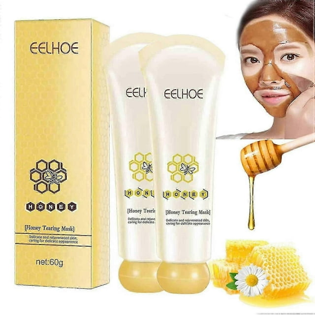 2023 New Xigua Honey Mask,eelhoe Honey Tearing Mask Oil Control Blackhead Remover Honey Tearing Peel Mask Off Dead