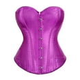 thumbnail image 1 of Vestido body de encaje liso para mujer, top de satén con forma de mujer, 1 of 2