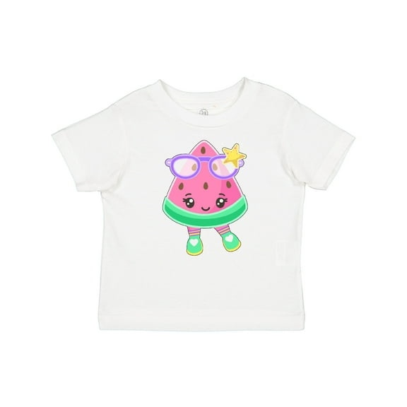 Inktastic Cute Watermelon with Sunglasses Boys or Girls Baby T-Shirt