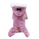 thumbnail image 1 of Billuyoard Stay Cozy Winter Abrigo para mascotas de invierno con ropa cómoda Sudadera con capucha de invierno para perros Ropa para perros de Ropa para mascotas rosa SG, 1 of 6