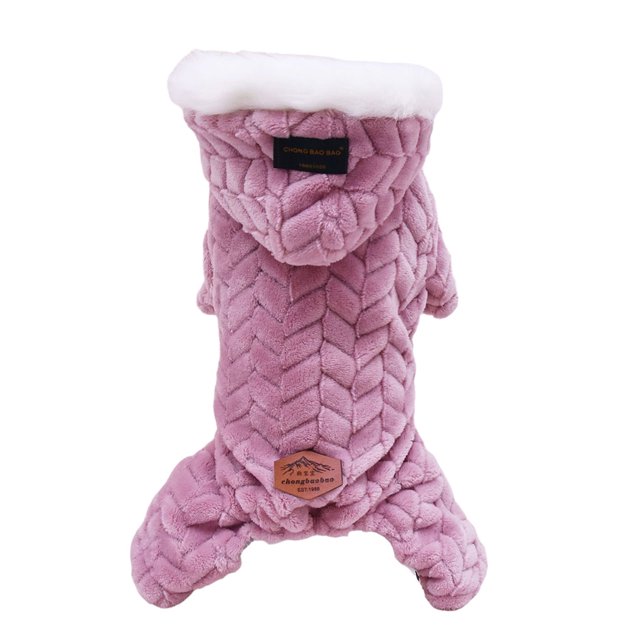 Methold Sudadera con capucha elegante para perros para invierno Sudadera con capucha de invierno para perros a la moda y cálida Ropa para Ropa para mascotas rosa SG