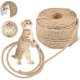 thumbnail image 1 of Natural Sisal Rope For Cat Scratch Pillar Repair And Replacement, Cat Trees, Scratch Tree, Cat Scrat, 1 of 5