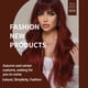 thumbnail image 3 of Xihbxyly Peluca de Cabello Ondulado y Rizado, Flequillo Natural con Raya Al Medio, Cabello Sintético Largo, Ideal para Fiestas de Disfraces, Carnavales y Mascaradas, Tamaño Ajustable, Fácil de Peinar, 3 of 5