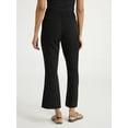 thumbnail image 5 of Scoop Women's Ultimate Cropped High Waisted Flare Trouser Suit Pants, 26’’ Inseam, Sizes 0-18, 5 of 5
