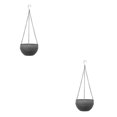 thumbnail image 2 of Justharion 2piece Wide Applications Hanging Flower Pot For Beauty And Firm And Durable gray 2Set, 2 of 6