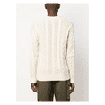 thumbnail image 2 of Polo Ralph Lauren  Mens The Iconic Fisherman's Cable Knit Sweater Chic Cream  XL, 2 of 2