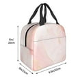 thumbnail image 3 of Honeii Marble Print Lunch Bag Women, Lunch Box Lunch Bag for Women Adult Men, Small Leakproof Cute Lunch Tote Large Capacity Reusable, 3 of 8