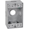 thumbnail image 1 of FSB75-5X 1 Gang Rectangular Outlet Box, Gray, 1 of 1