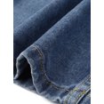 thumbnail image 6 of DARING DIVA Women's Denim Skirt Midi Length Button Down Jean Skirts XS Blue, 6 of 6
