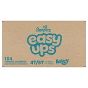 Pampers Easy Ups Bluey Potty Training Pants Size 4T-5T, 104 Count (Select for More Options)