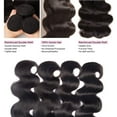 thumbnail image 3 of Body Wave Bundles Human Hair 10A Grade Brazilian Body Wave 1 Bundle 100% Unprocessed Brazilian Virgin Body Wave Human Hair Natural Black(16inch), 3 of 6