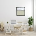 thumbnail image 2 of Stupell Industries Silver Ribbon Abstract Horizon Neutral Tone Landscape Abstract Painting Black Framed Art Print Wall Art, 24 x 24, 2 of 7