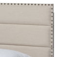 thumbnail image 5 of Baxton Studio Ansa Modern and Contemporary Beige Fabric Upholstered Twin Size Bed, 5 of 8