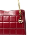 thumbnail image 4 of Michael Kors Women's Susan Medium Quilted Leather Tote Bag (Deep Red), 4 of 4