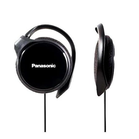 Panasonic RPHS46EK BLACK Slim Headphones Clip Earphones