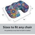 thumbnail image 6 of Seat Cushion for Tailbone Pain Relief Office Computer Memory Foam Chair Cushion for Pressure Relief Coccyx Cushion Tailbone Pain & Sciatica Boho, 6 of 6