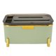 thumbnail image 1 of Tissue Box Holder with Storage Raised Bottom Multi Purpose Tissue Box Organizer for Pens Smartphones Office, 1 of 5
