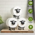 thumbnail image 4 of Juego de 3 divertidos portarrollos VELENTI Black Sheep, 4 of 7