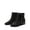 BLACK-PU, variant on Women's Side Zip Low Heel Ankle Booties