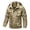 Khaki, variant on WTOBBY Men's Detachable Long Sleeve Work Jacket, Solid Color Zippered Pocket Design, Outdoor Casual and Hiking Use with Functional Storage Options,Khaki XL
