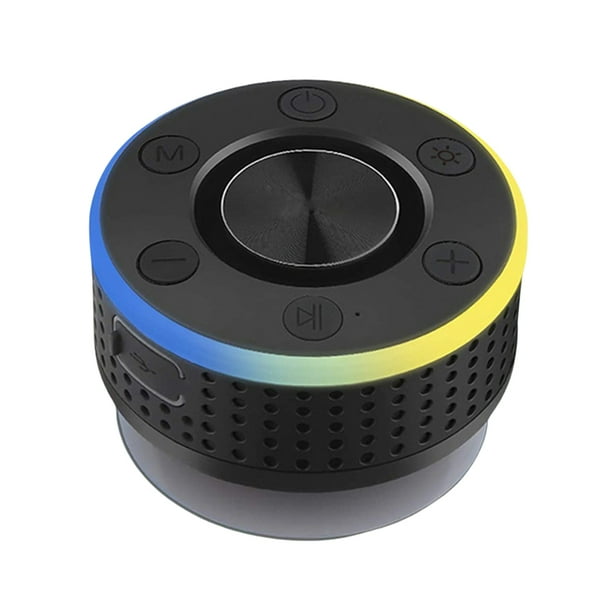 Altavoz Música para Baño Compatible Con Dientes 5.2 Llamada Manos Libres IPX7 Al Azul