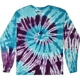 thumbnail image 2 of Colortone Tie-Dye Long Sleeve Shirts Juniors Sizes XS to L, 2 of 4