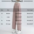 thumbnail image 5 of Neewe Maternity Dress Yoga Pants Over The Belly Stretchy Work Slack Pregnancy Wide Leg Lounge Trousers, 5 of 7