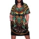 thumbnail image 1 of Owl - The Watcher-Vestido largo holgado con bolsillos para mujer vestido de lujo para fiesta de noche y graduación, 1 of 6