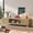 Log, variant on Bestier 70-inch Vertical Striped TV Stand,LogBestier 70 Inch TV Stand, Modern Entertainment Center with Fluted Storage Doors, Light Wooden Media Console, TV Cabinet for Living Room Bedroom,Log