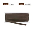 thumbnail image 2 of Uxcell Cotton Piping Trim, 11 Yards 0.4 Inch Wide Polyester Bias Tape Cord Trim Fabric Piping Trim, Brown, 2 of 6