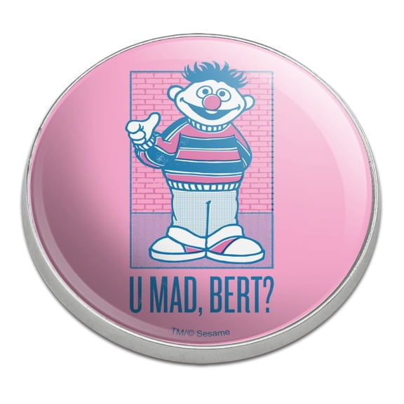 Sesame Street Ernie U Mad, Bert? Golfing Premium Metal Golf Ball Marker