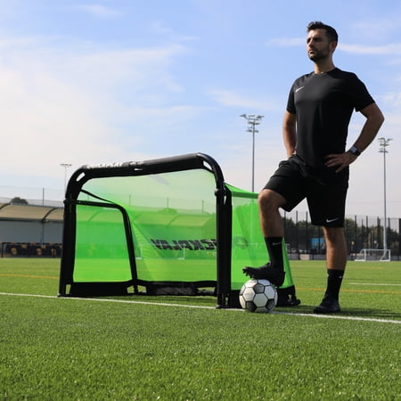 プロアルミトレーニングゴール 1.5m×1m (5×3ft) サッカーゴール アルミ製 サッカー 折りたたみ 子供 大人 クイックプレイ 正規代理店