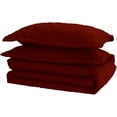 thumbnail image 6 of D.N.G. BEDDINGS 3 Piece Luxury Diamond Pattern Comforter Set, Premium Super Soft, 800 Thread Count, 100% Egyptian Cotton, Super King Size, Solid Burgundy Color, 6 of 8