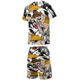 thumbnail image 3 of Looney Tunes Cartoons Boys Girls Short Sleeve Mesh T-Shirt And Shorts Outfit Set Summer Clothes Set for Kids, 3 of 8