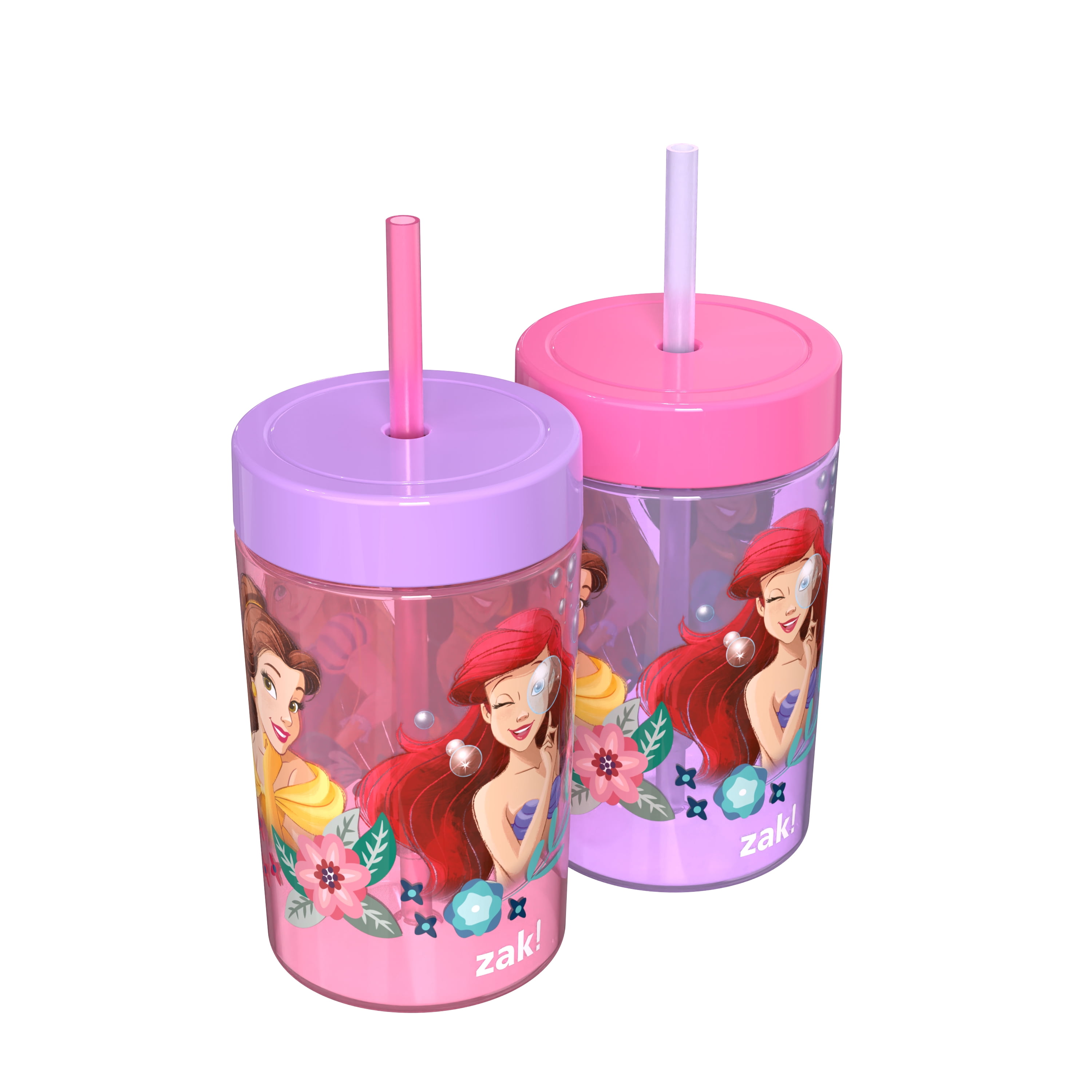 Zak Designs 2 Pack 16oz Tumbler Princess