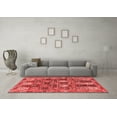 thumbnail image 3 of Ahgly Company Indoor Square Persian Red Traditional Area Rugs, 5' Square, 3 of 4