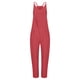 thumbnail image 5 of ICHUANYI ClearanceFashion Women Casual Cold Shoulder Jumpsuit Solid Suspender Jumpsuits Wide Pocket Leg Pant ICHUANYI WER202308040748, 5 of 6